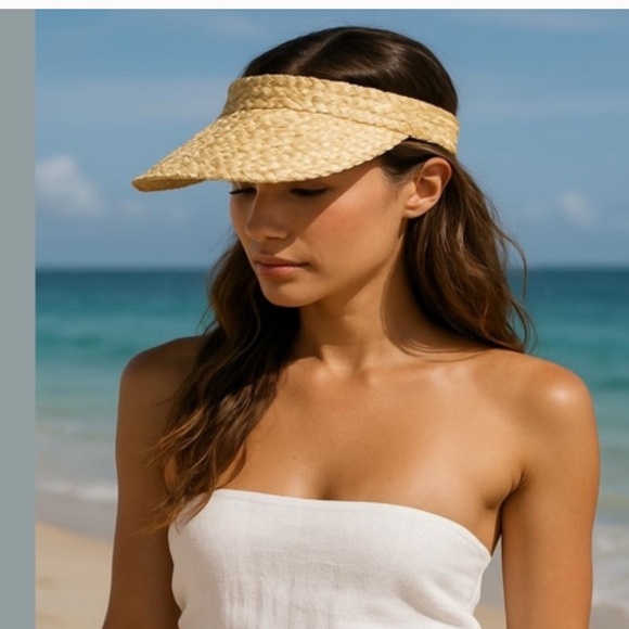Beach Riot Straw Visor 🆕 - Picture 1 of 5